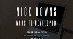 Desktop Screenshot of nickdowns.com